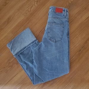 Zara high waisted boyfriend jeans